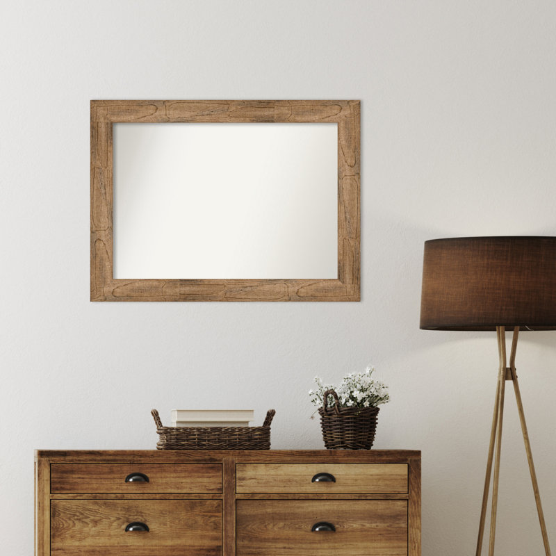 Timmy Solid Wood Wall Mirror, Rectangle, 26.5" x 35.5"