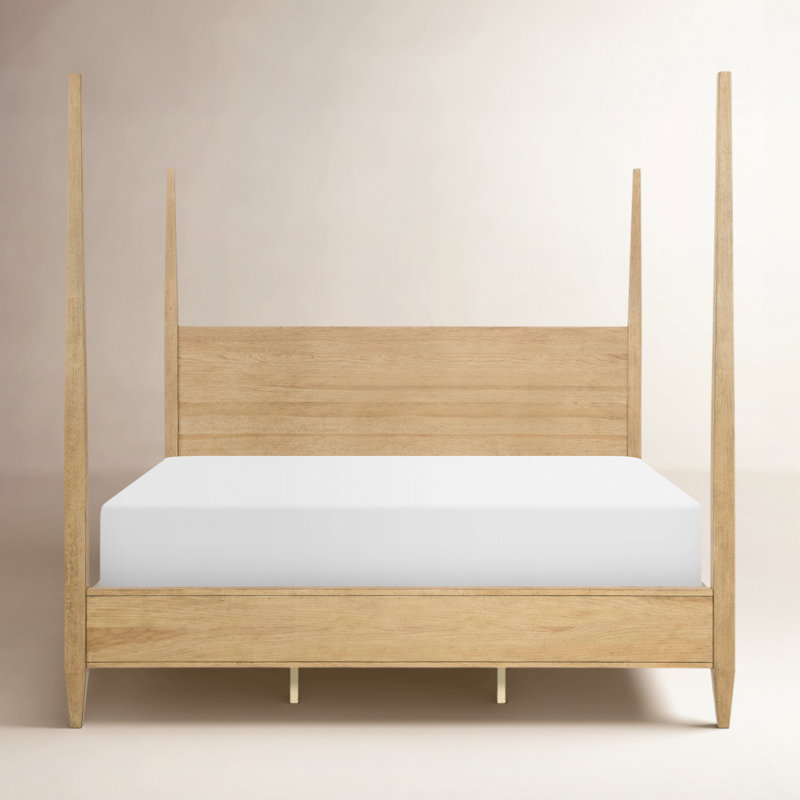 Mya Four Poster Bed, Queen, Brown