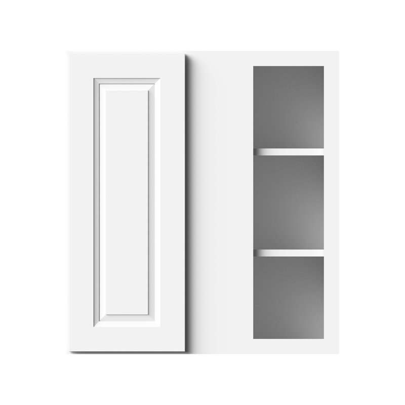 Armoire murale de coin standard de cuisine prête à assembler l 27 po x P 12 po x H 30 po CASAINC, W27"x D12"x H30"