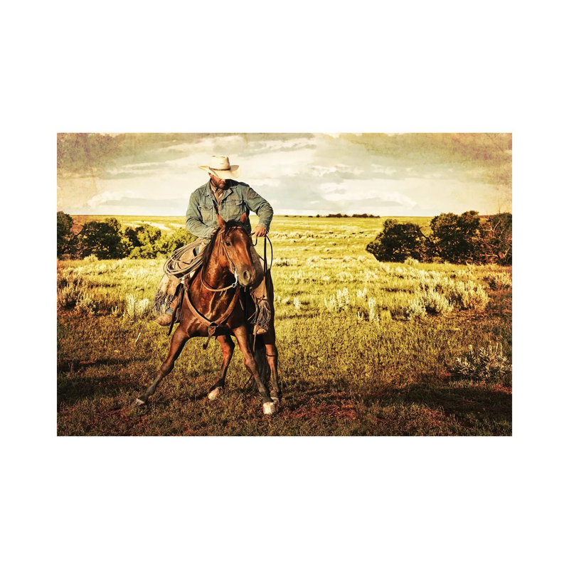 «Just A Quick Spin» par Rhonda Thompson - reproduction de photo sur toile tendue, H 12 po x l 18 po x 1,5 po