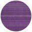 Tapis intérieur rayé rond 8 po