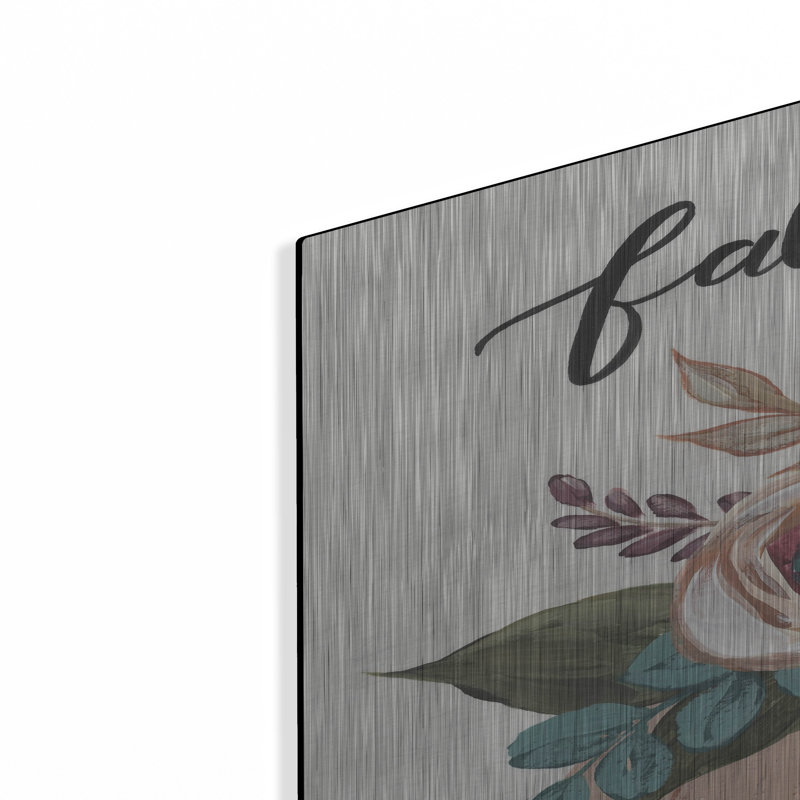«Fall in Love» par Michele Norman, art mural en métal, H 36 po x l 24 po