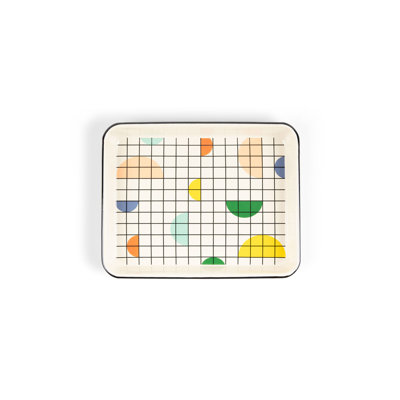 Crow Canyon Enamelware Poketo x CCH Chips Small Rectangular Tray