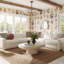 Frome Cream Chenille Modular L-Sectional