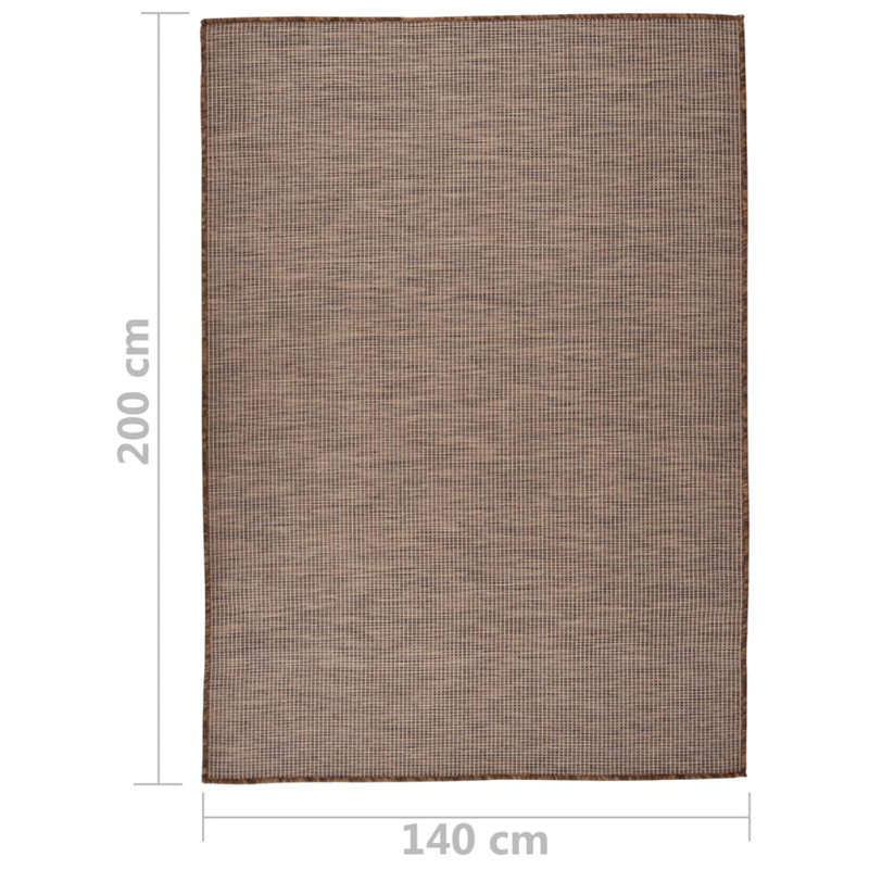 Bark Solid Colour Area Rug, Rectangle 140 x 200cm