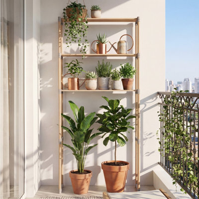 3-Tier Freestanding Over-the-Toilet Storage Rack with Open Shelves