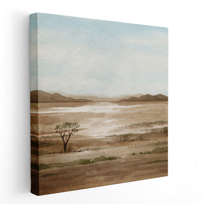 «Clear Savannah I», reproduction d'art sur toile, H 30 po x l 30 po