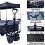 Le chariot de camping pliable à structure en acier supporte 220 lb-113981173-113981171