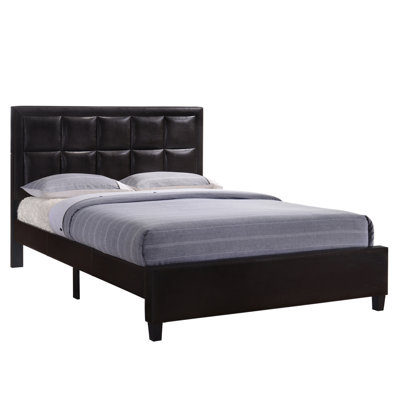 Grand lit plateforme en tissu d’ameublement Synder