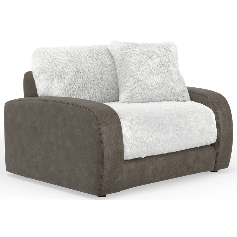 Thylane 53'' Wide Chair And A Half with Cuddler Pocketed Coil Seating