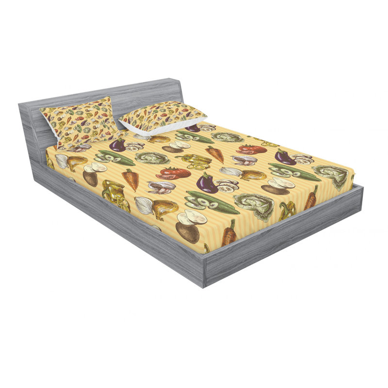 Ensemble de draps Squelette, Ensemble de draps pour lit double avec un drap-hou