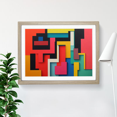 Abstract Block Colour Vol.1 - Framed Print