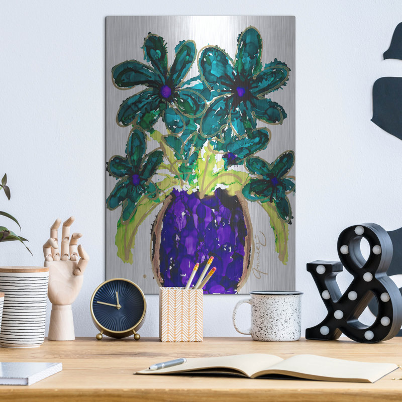 Art mural en métal Latitude Run®, H 16 po x l 12 po
