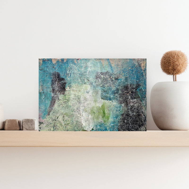 Ombre, art mural contemporain abstrait, H 12 po x l 18 po