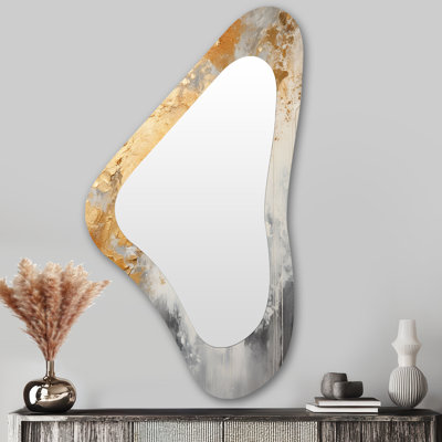 Soleil brisant le soleil - Miroir mural décoratif asymétrique moderne