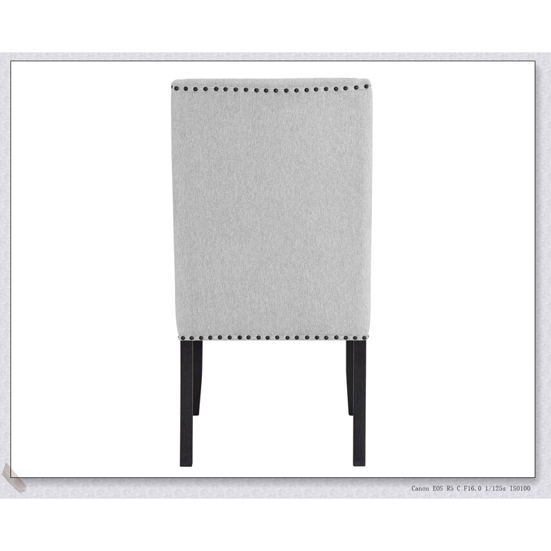 Ensemble de salle à manger 7 pièces avec table en marbre véritable blanc et chaises de revêtement gris tourterelle, style contemporain pour les maisons modernes
