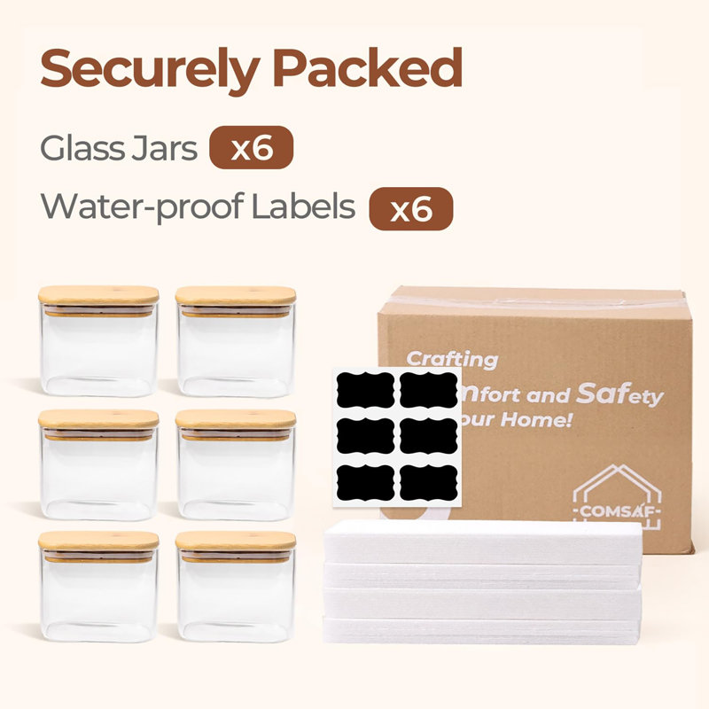 Glass Jar, 700ml, 6