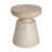 Outdoor Ponti Travertine Side Table,White-2032250334