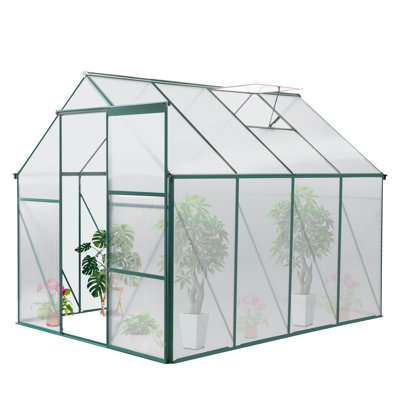 6.2ft. W x 8.2ft. D Hobby Greenhouse
