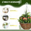 34cm Faux Rose Tree Plant in Basket-466229119