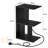 Side Table With Charging Station, Narrow Side Table With USB Ports And Sockets For Small Spaces, Bedside Table With Lamp, Narrow Table For Living Room-1465327136
