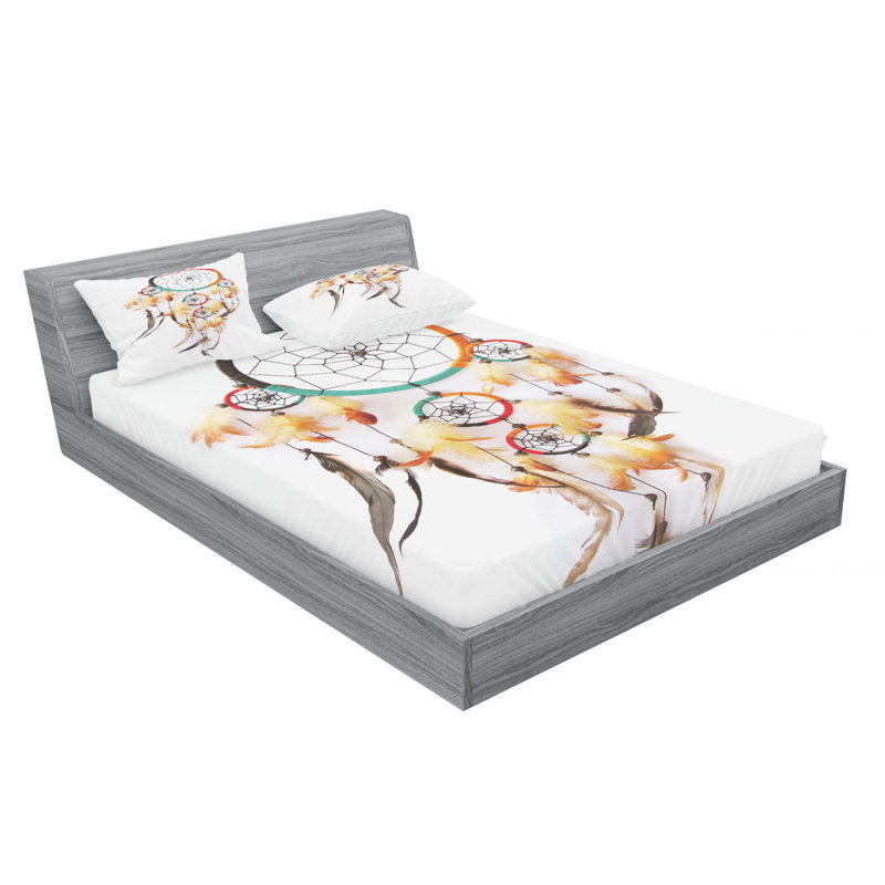 Microfiber Sheet Set, Queen Sheet Set with Fitted Sheet