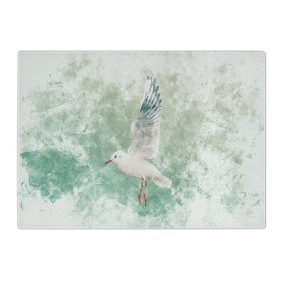 Tempered Glass Seagull Chopping Board