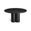 4 Quarter Round Solid Wood Dining Table-1356538493-1356538241