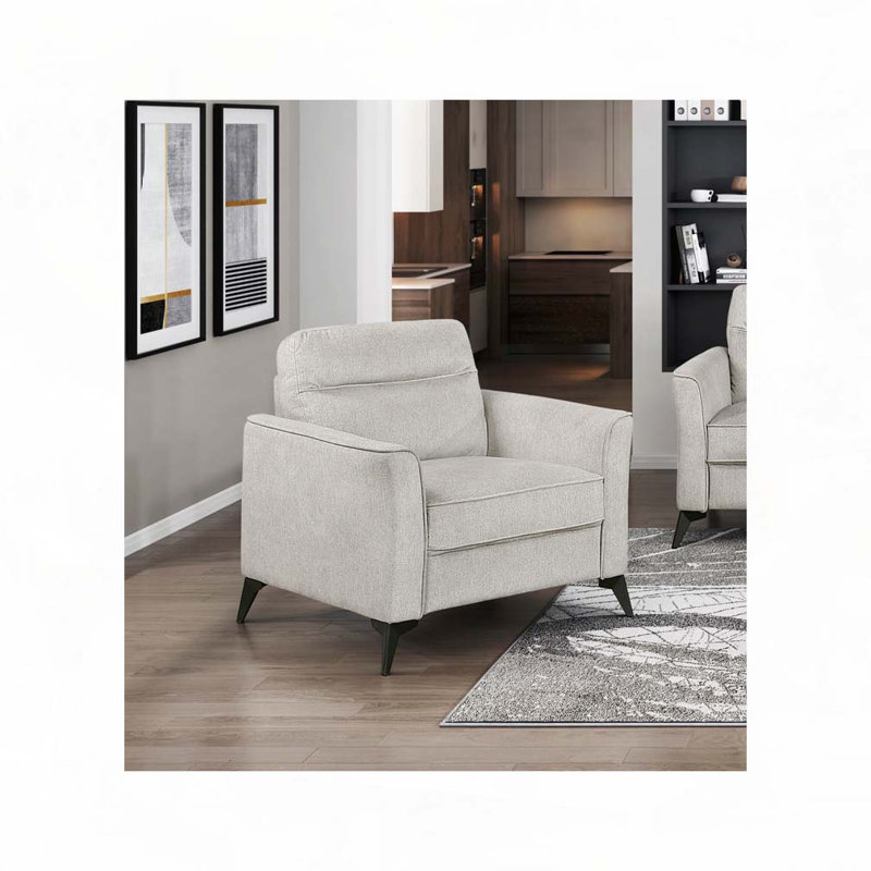 Chaise rembourrée Upholstery, Tanné