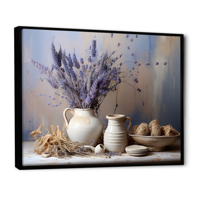 Lavande ferme nature morte