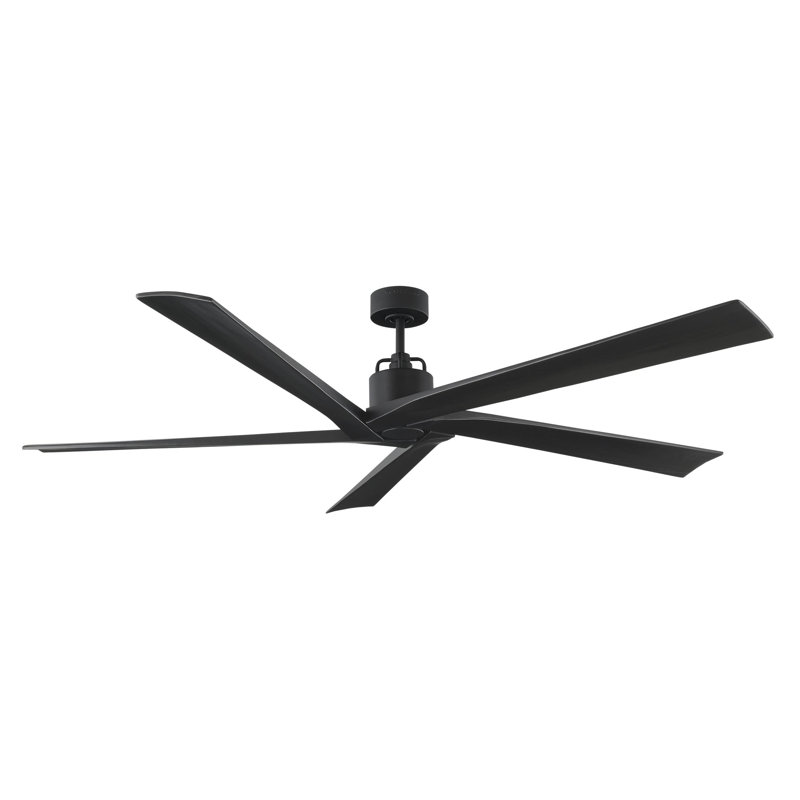 Aspen, Midnight Black with Midnight Black Blades, 70" Wide