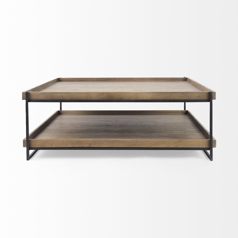 Lupita Solid Wood Top Single Coffee Table