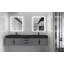 Meuble-lavabo double 84 po avec plateau Amazon-92646588-92646589-92646592