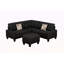 Canapé modulaire 6 pièces rembourré-1431881187