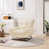 Milky White Leather Match
