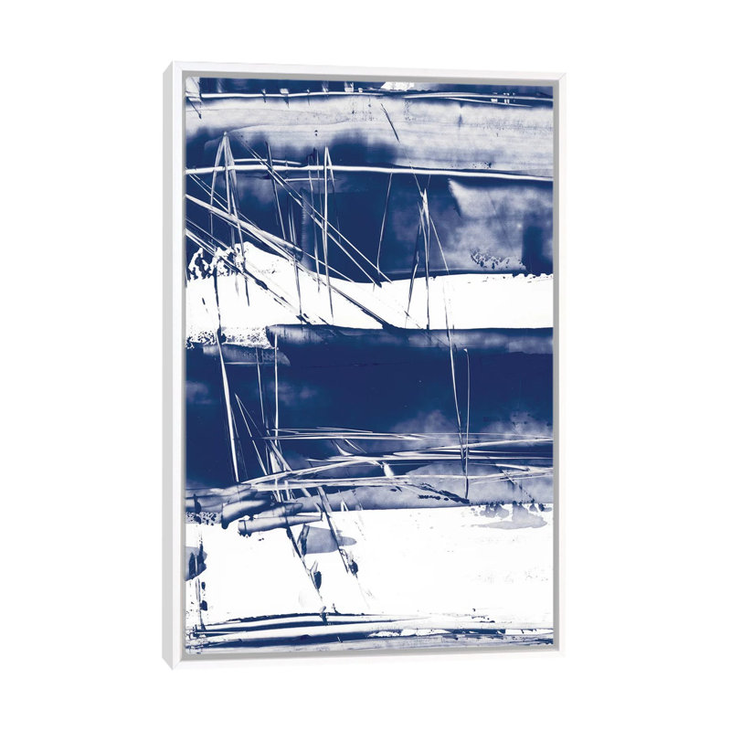 «Alternating Current V» par Ethan Harper - reproduction d'art, H 40 po x l 26 po x P 1,5 po, Toile blanche encadrée