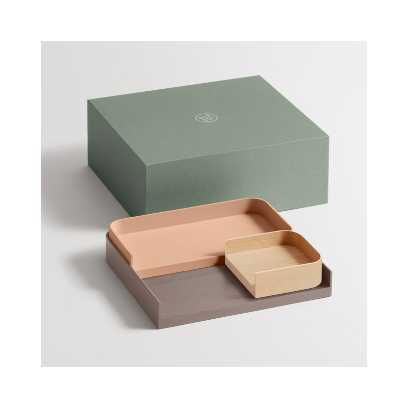 Odds Wood Jewelry Organizer Tray, Mix Natural