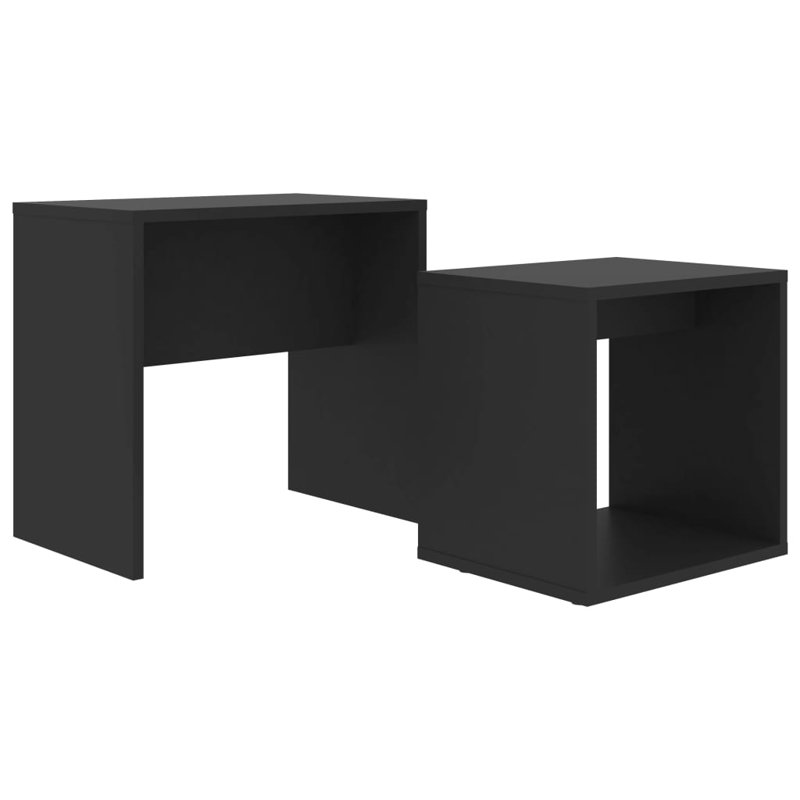 Bisher 2 Piece Coffee Table Set, Black