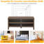 Jayesh Unfinished TV Stand with Fireplace Included