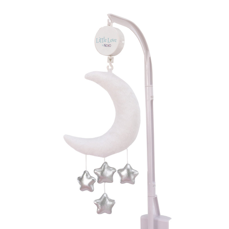 Mobile doux Sherpa Moon avec étoiles