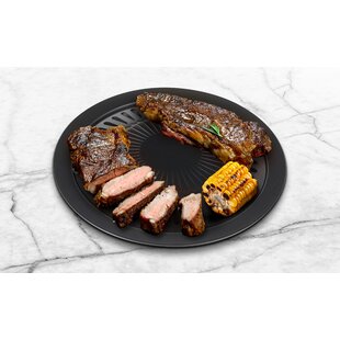 Grill Zone Grill Pan with Holes, Cast Iron, 10.25-In.