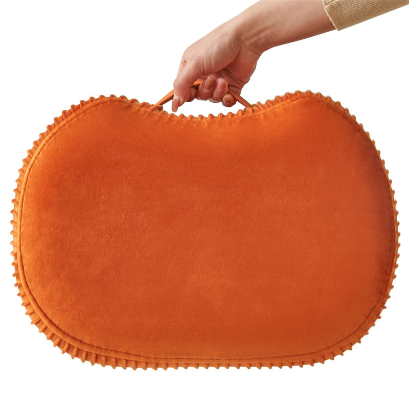 40cm Wide Footstool Ottoman, Red