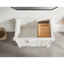 Ensemble de meuble-lavabo simple autoportant 36 po avec 2 poignées entièrement assemblé