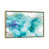 Toile avec cadre flottant or