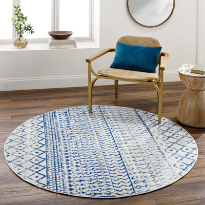 Bernhard Global Blue/Ivory Area Rug
