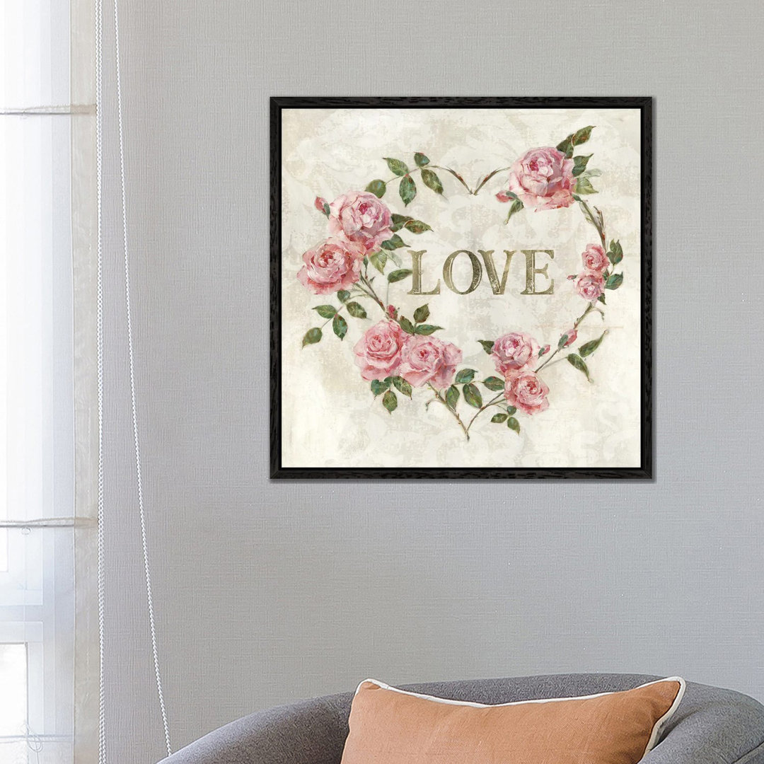 Love Heart von Sally Swatland - Galerie-verpackte Leinwand Giclée