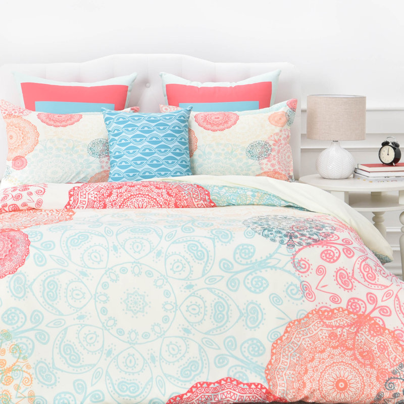 Monika Strigel Geometric Shapes Duvet Cover, King Duvet Cover + 2 King Shams