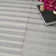 Abstract Machine Woven Polypropylene/Polyester Area Rug in Gray