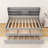 Wooden Daybed With Bookshelves, Storage Drawers And Trundle-1937693657-1937693659