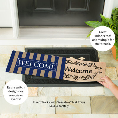 Tapis d'extérieur antidérapant Welcome
